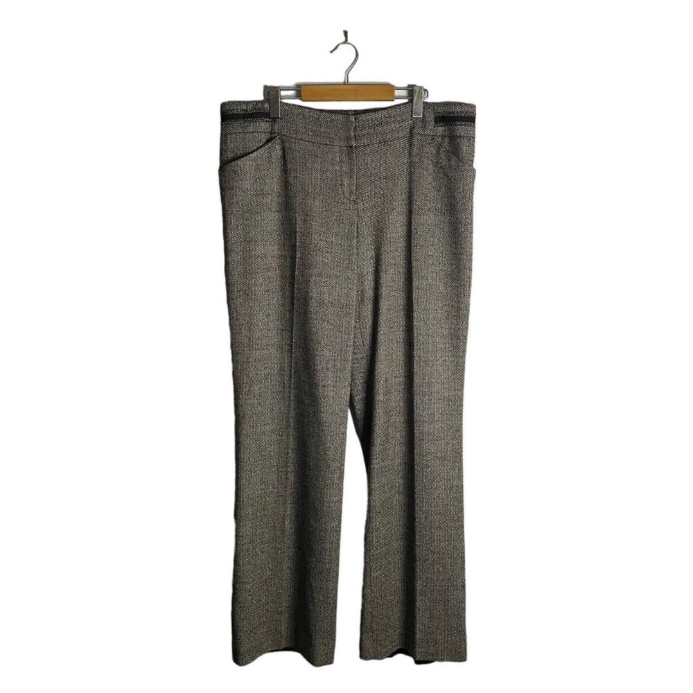 Per Se Gray Straight Leg Pants